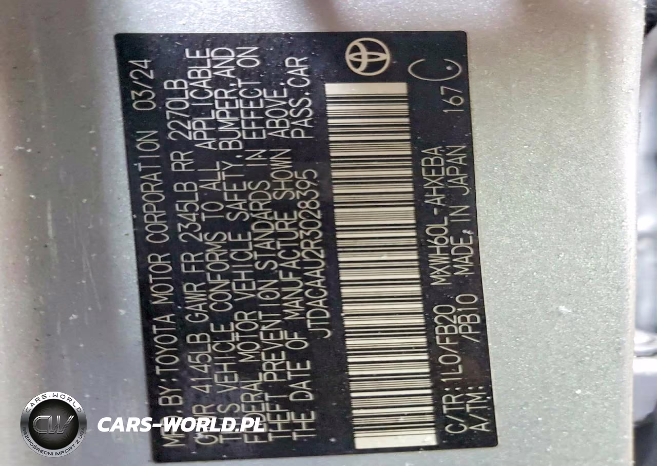 2024 Toyota Prius Le VIN:JTDACAAU2R3028395 - 13