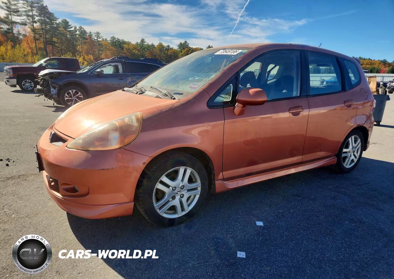2008 Honda Fit Sport VIN:JHMGD37618S018570 - 1