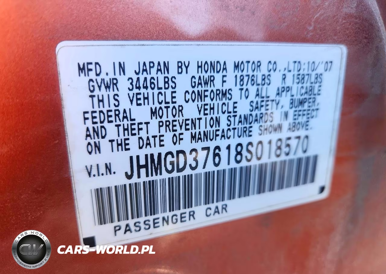 2008 Honda Fit Sport VIN:JHMGD37618S018570 - 12