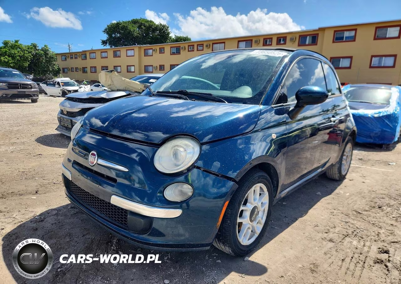 2013 Fiat 500 Pop VIN:3C3CFFDR1DT628749 - 1