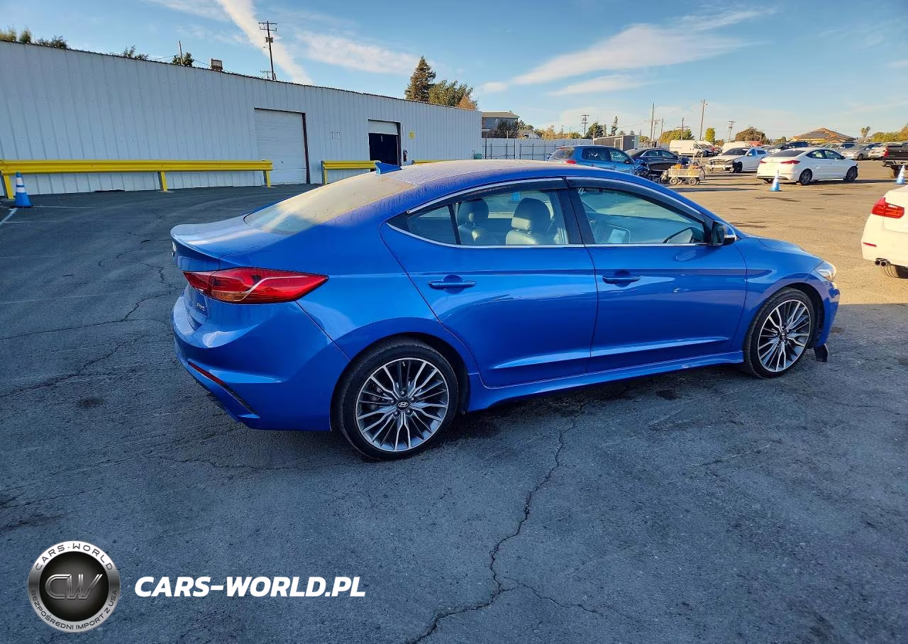 2017 Hyundai Elantra Sport VIN:KMHD04LB2HU335489 - 3