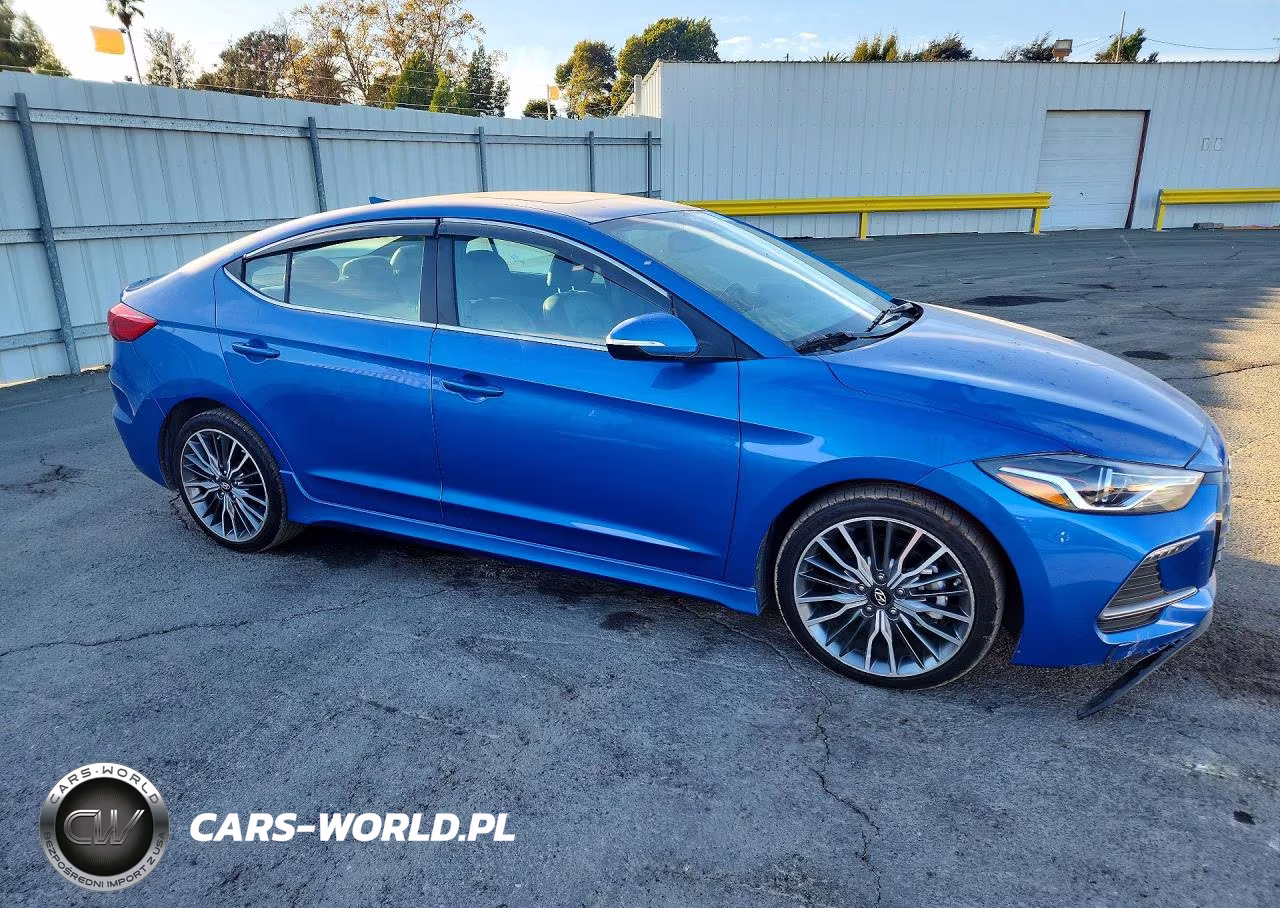 2017 Hyundai Elantra Sport VIN:KMHD04LB2HU335489 - 4