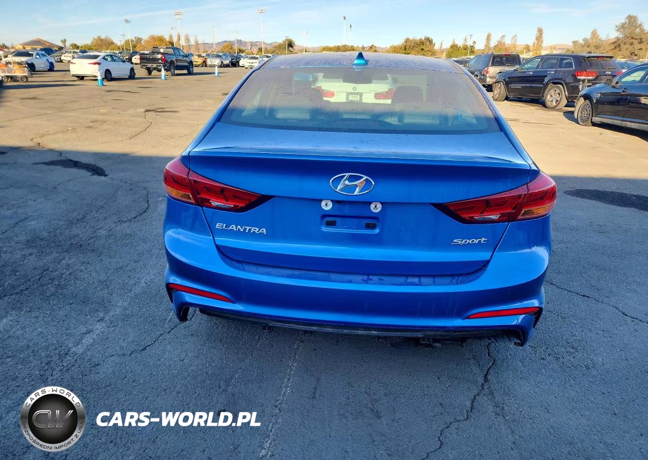 2017 Hyundai Elantra Sport VIN:KMHD04LB2HU335489 - 6