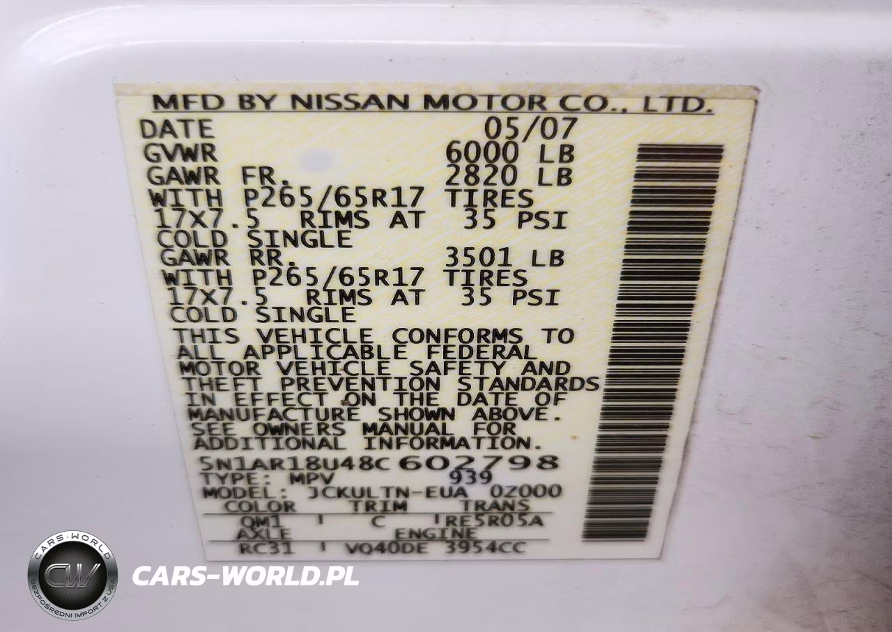 2008 NISSAN PATHFINDER S VIN:5N1AR18U48C602798 - 13