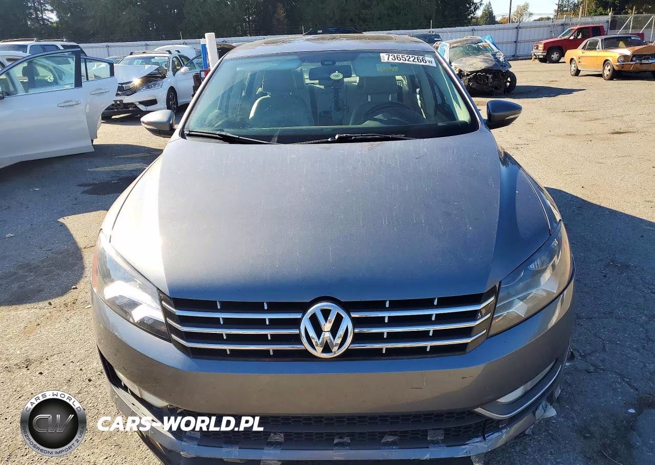2012 Volkswagen Passat Se VIN:1VWBN7A37CC104187 - 5