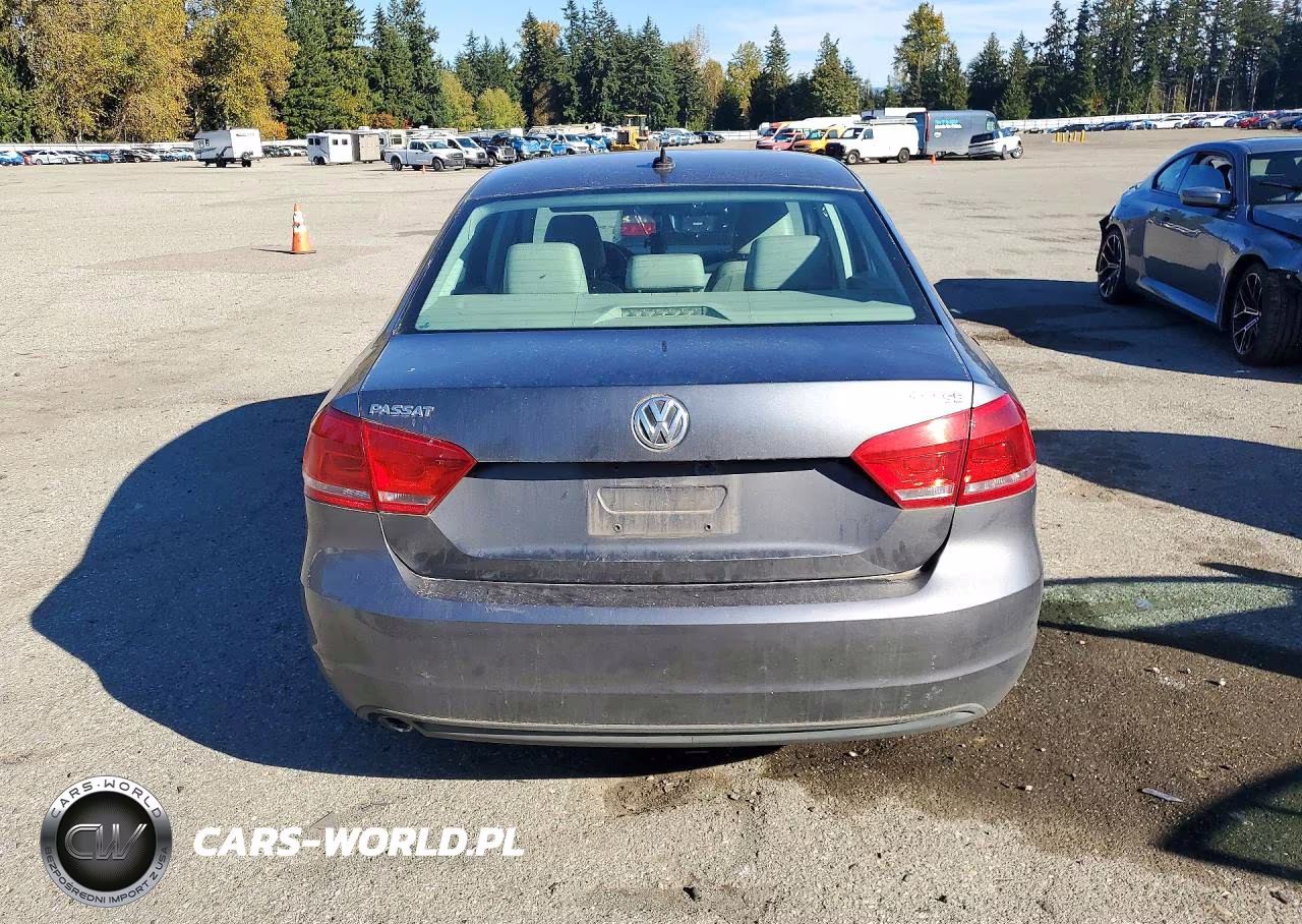 2012 Volkswagen Passat Se VIN:1VWBN7A37CC104187 - 6