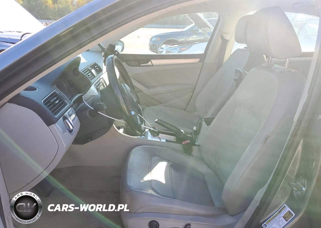 2012 Volkswagen Passat Se VIN:1VWBN7A37CC104187 - 7