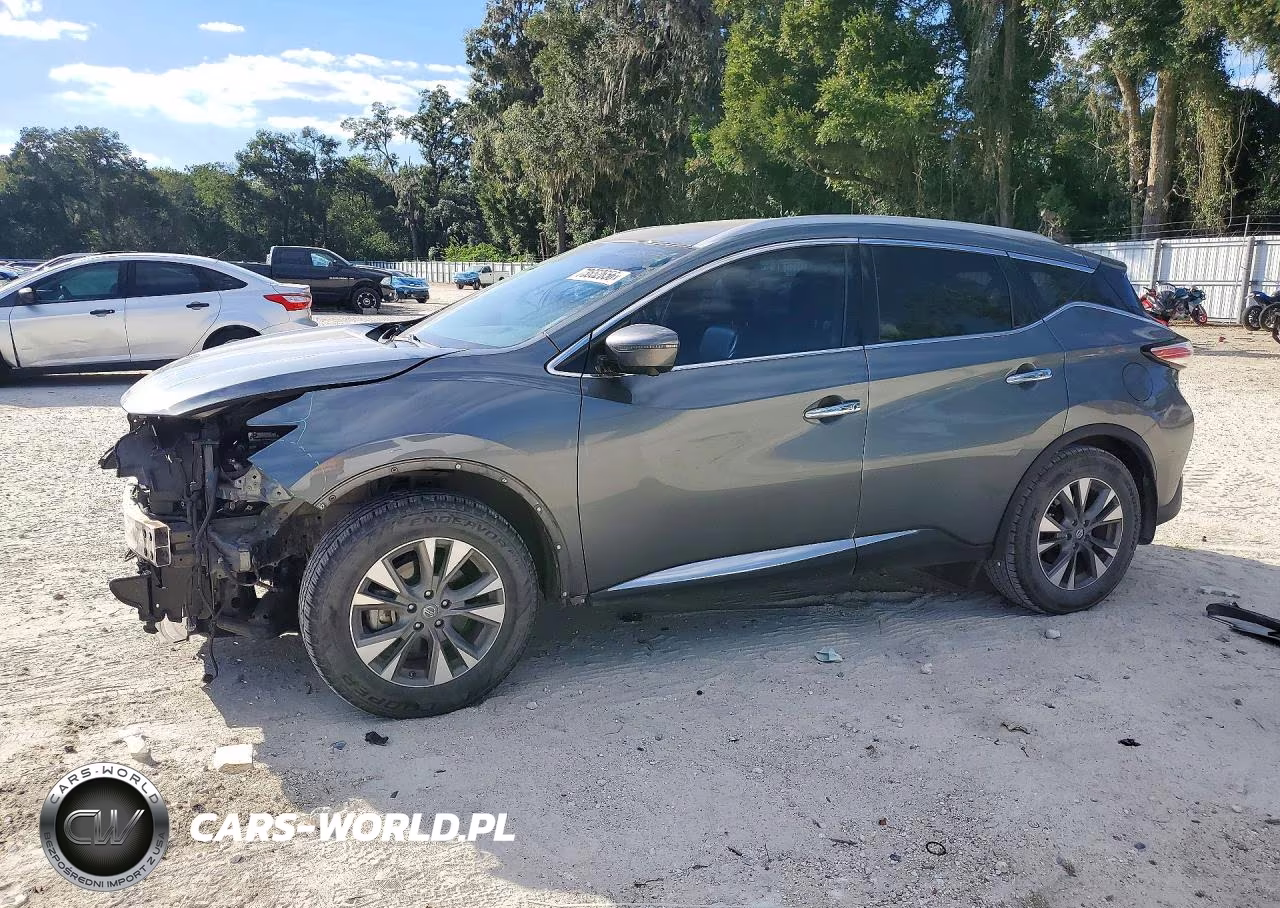 2018 Nissan Murano Sl VIN:5N1AZ2MG2JN170034 - 1