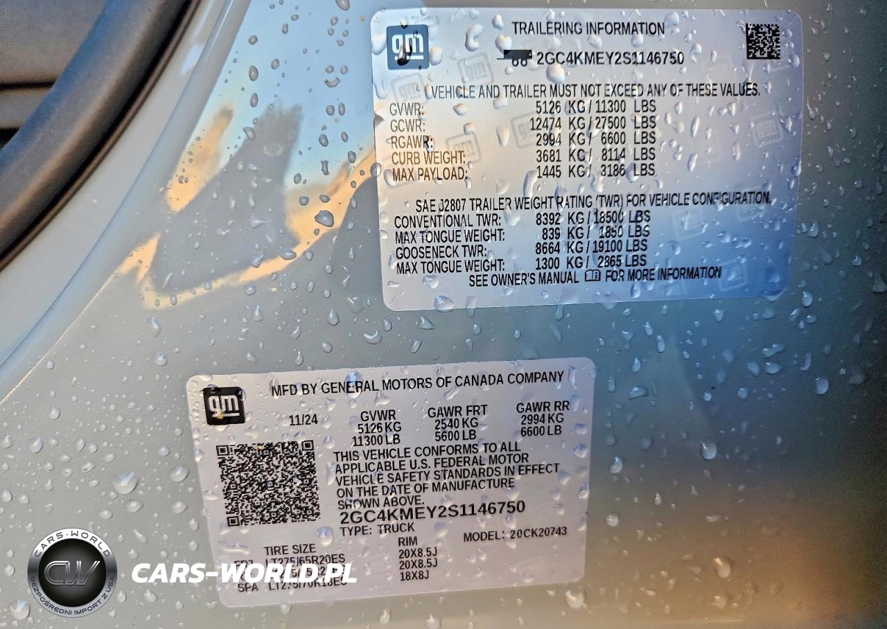 2025 Chevrolet 2500 VIN:2GC4KMEY2S1146750 - 12