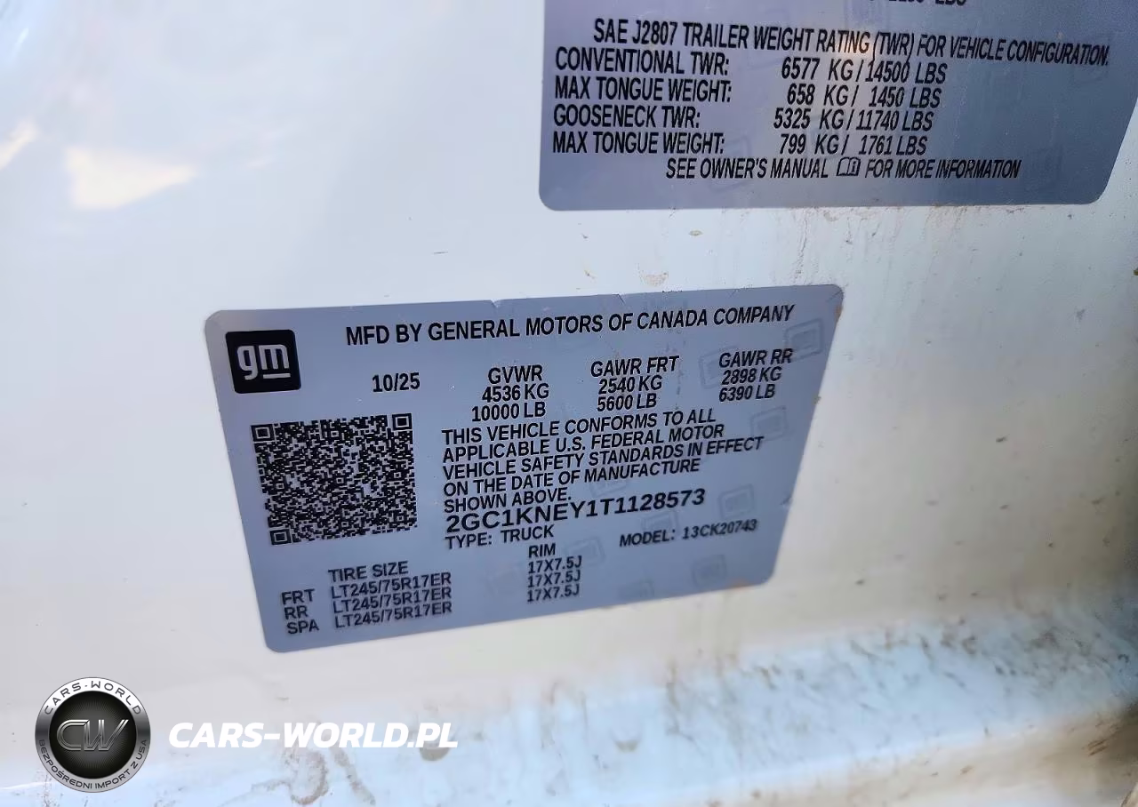 2026 Chevrolet Silverado 2500 Hd , Standard Bed, Lt, 4Wd VIN:2GC1KNEY1T1128573 - 13