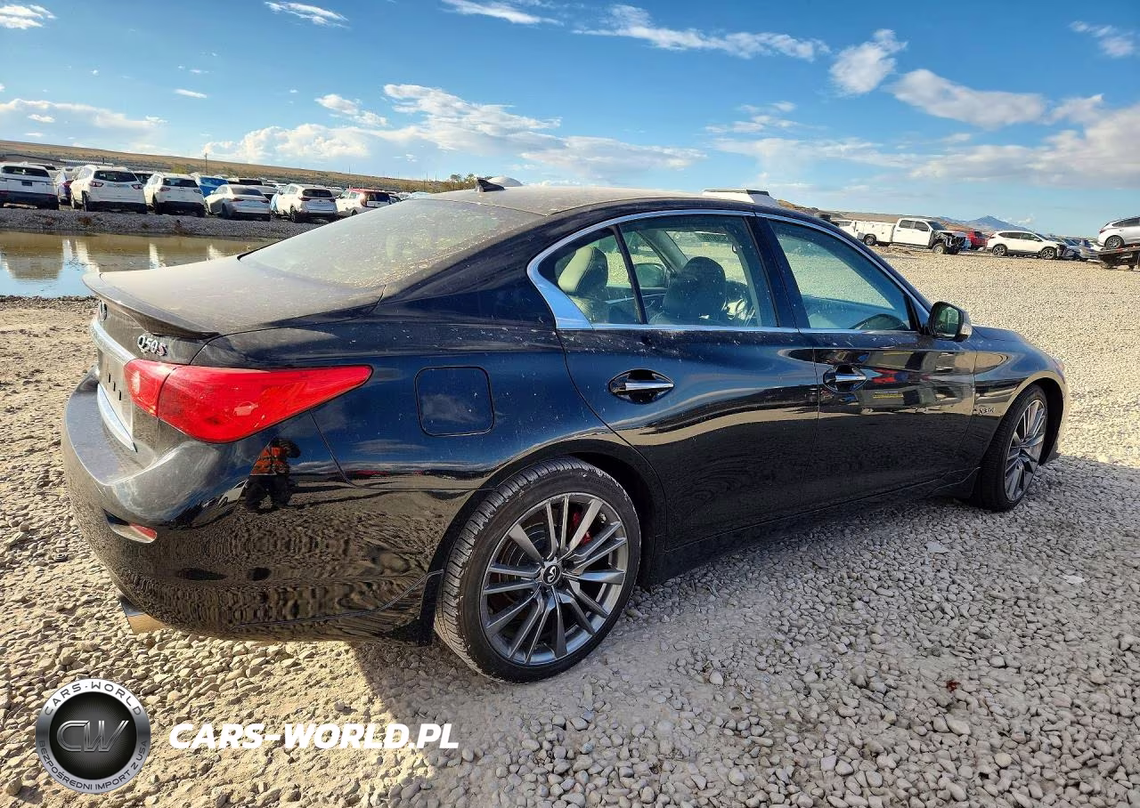 2017 Infiniti Q50 Red Sport 400 VIN:JN1FV7AR5HM872134 - 3
