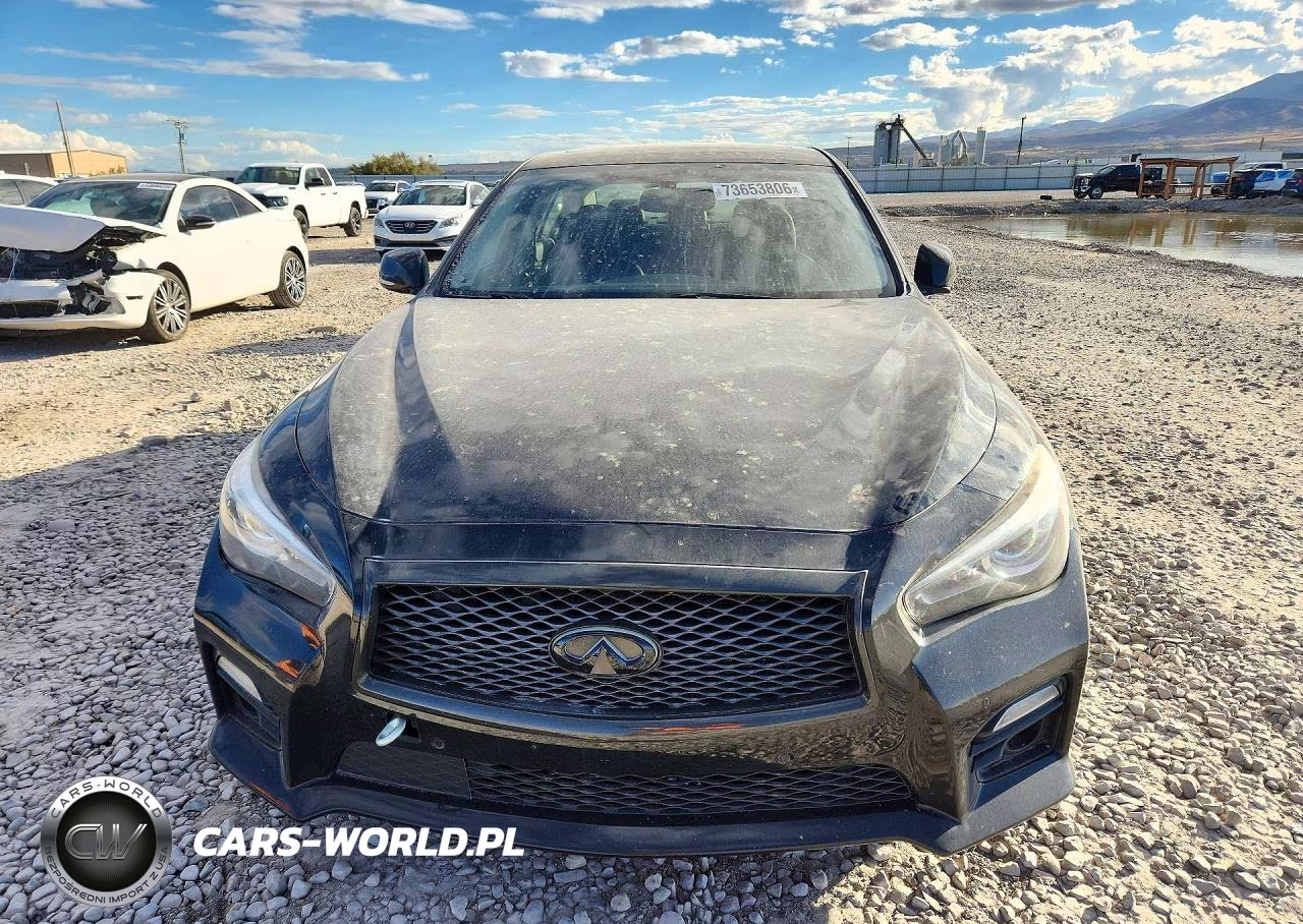 2017 Infiniti Q50 Red Sport 400 VIN:JN1FV7AR5HM872134 - 5