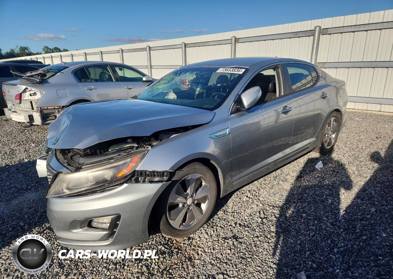 2015 Kia Optima Hybrid VIN:KNAGN4AD6F5091311 - 1
