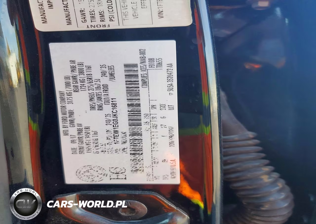 2018 Ford F150 Supercrew VIN:1FTEW1EG0JKC16811 - 12