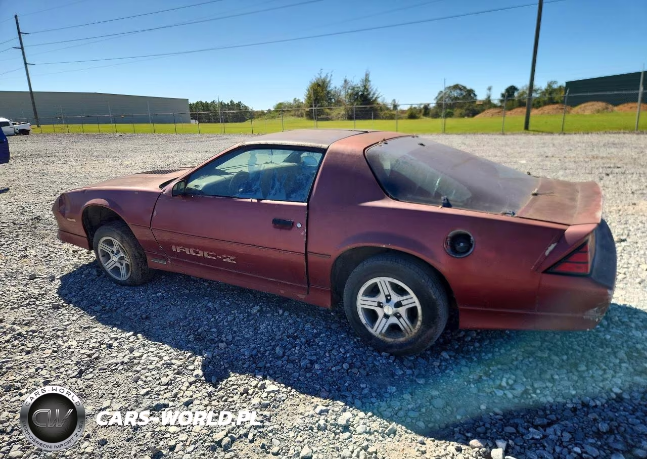 1987 Chevrolet Camaro VIN:1G1FP21H1HN161924 - 2