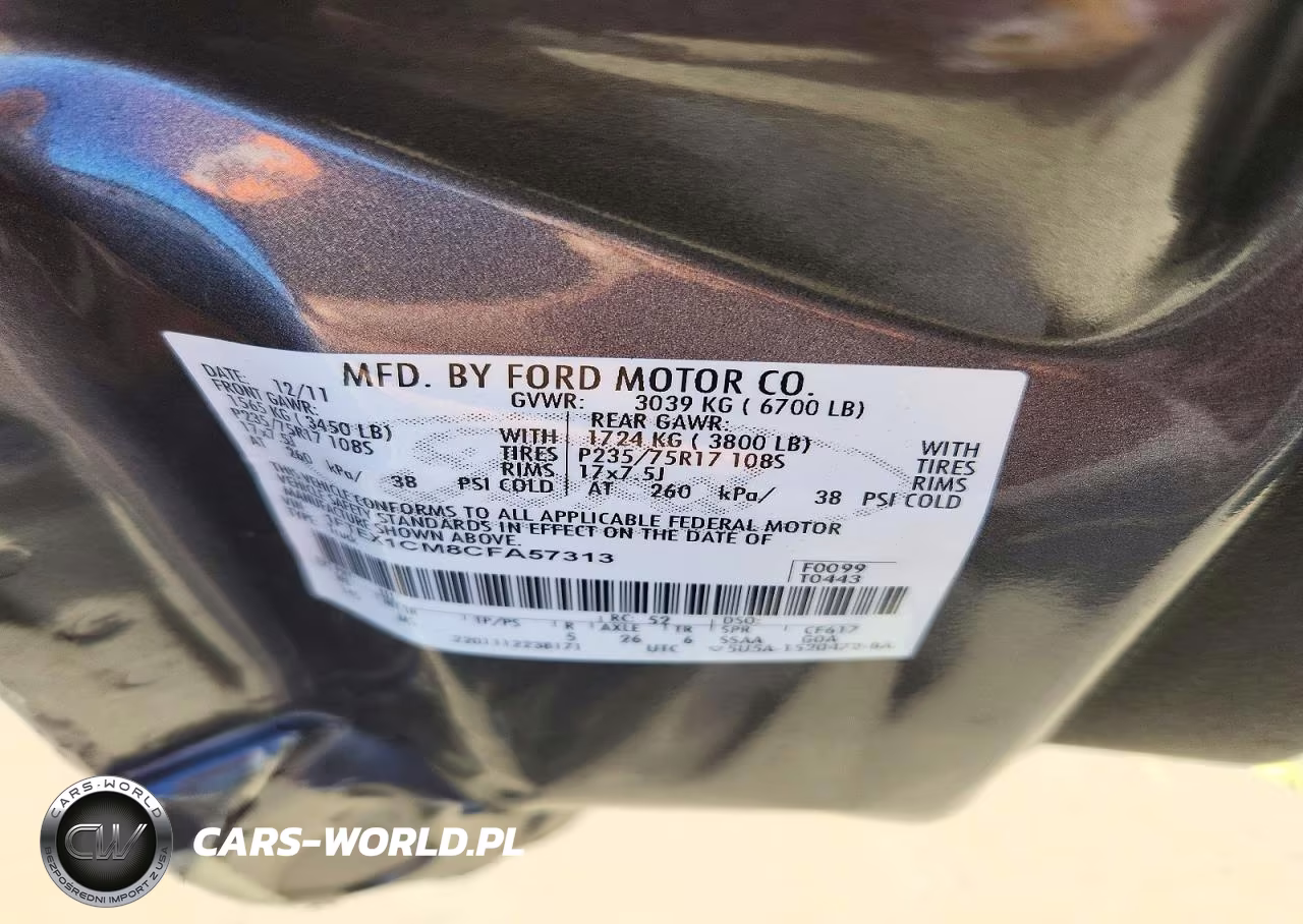 2012 Ford F150 Super Cab VIN:1FTEX1CM8CFA57313 - 12