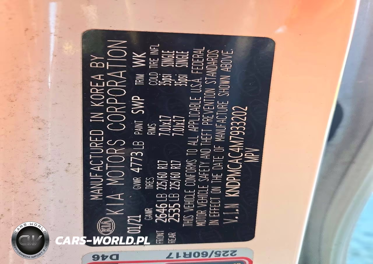 2021 Kia Sportage Lx VIN:KNDPMCAC4M7933202 - 12