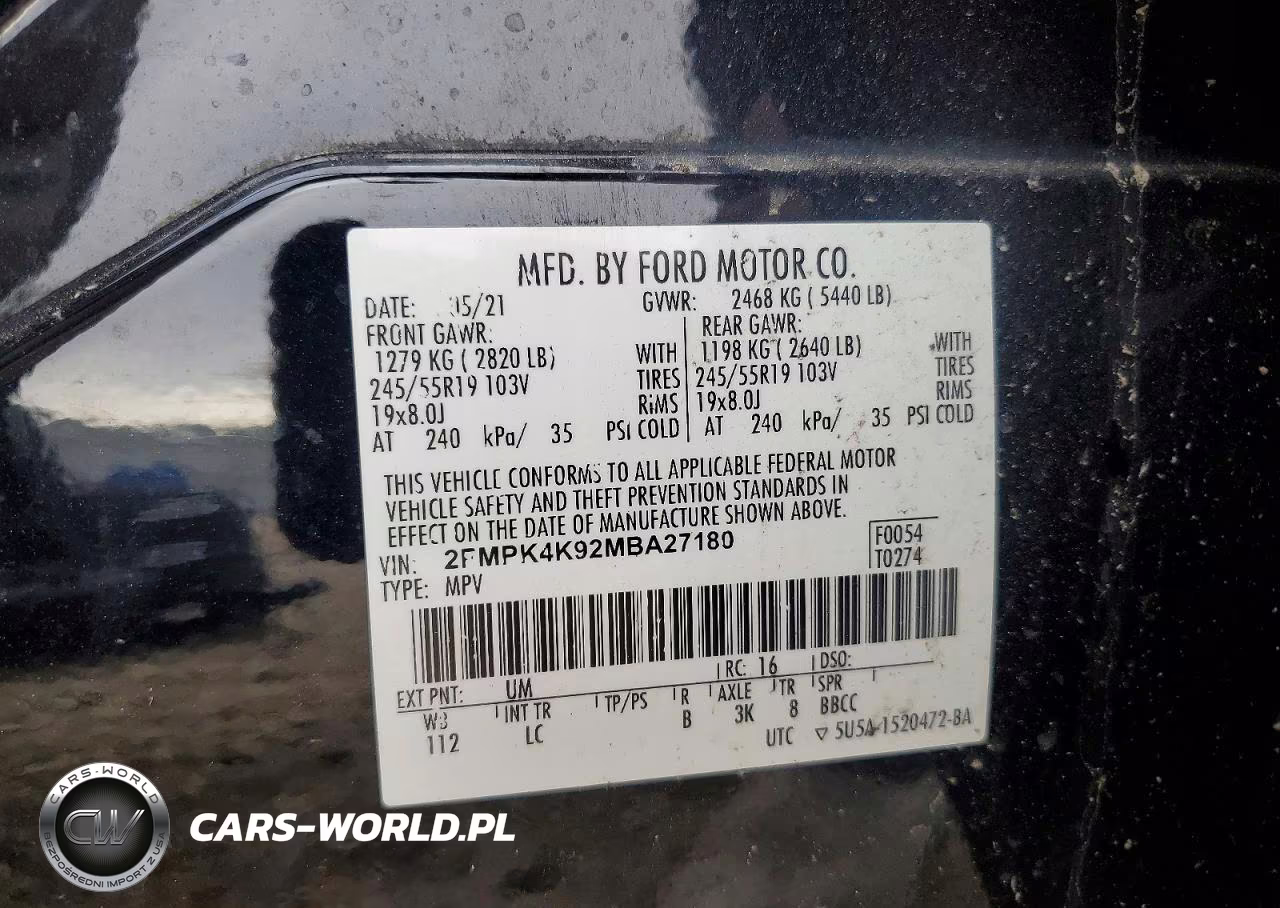 2021 Ford Edge Titanium VIN:2FMPK4K92MBA27180 - 14