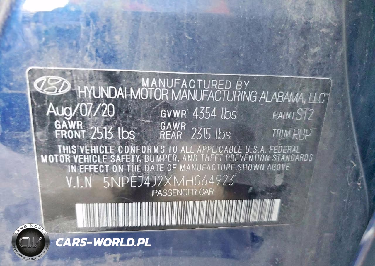 2021 Hyundai Sonata Sel Plus VIN:5NPEJ4J2XMH064923 - 13
