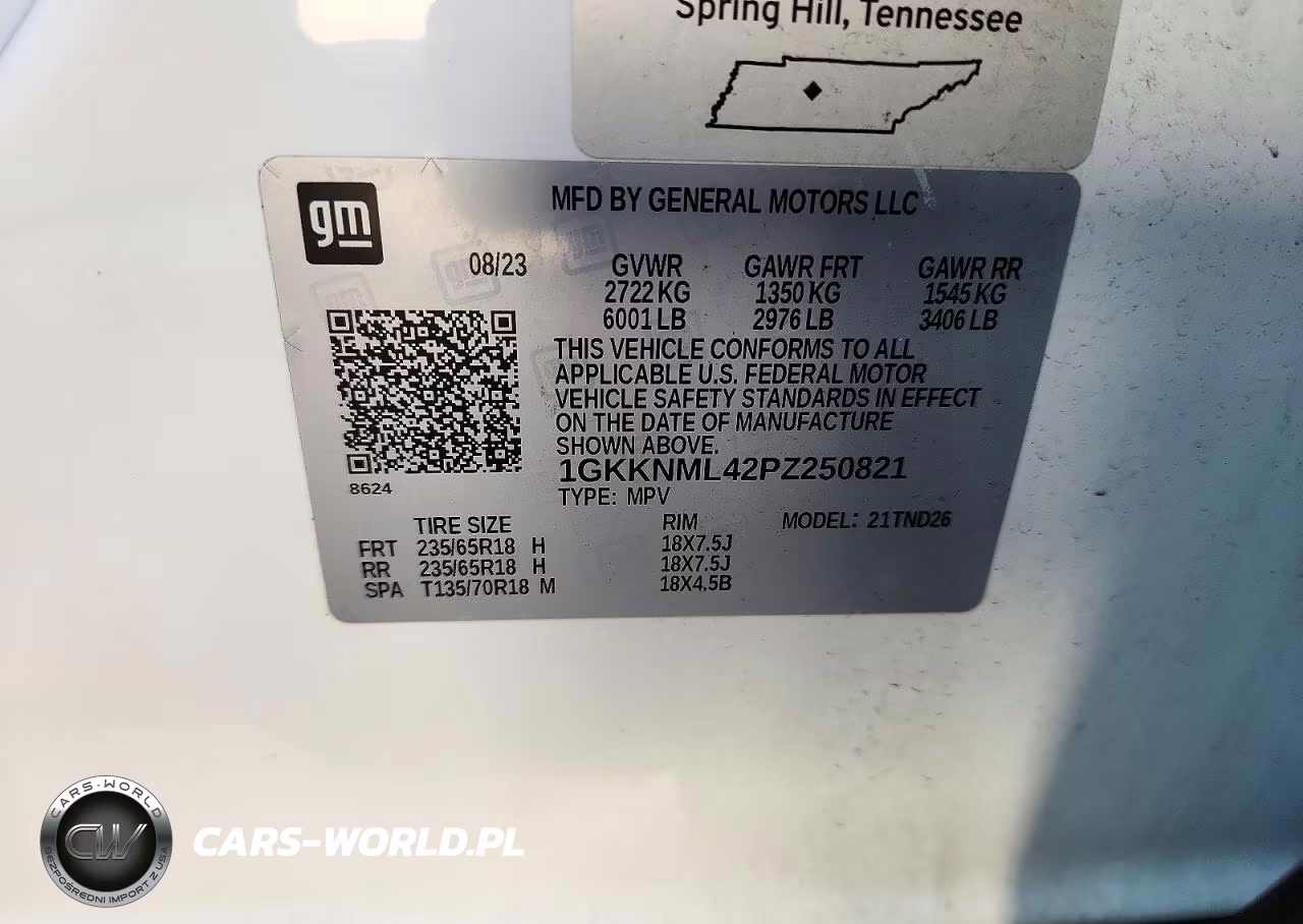 2023 GMC Acadia Slt VIN:1GKKNML42PZ250821 - 13