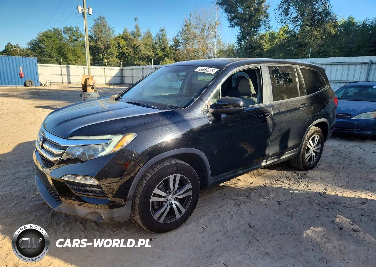2017 Honda Pilot Exl VIN:5FNYF5H54HB010185 - 1
