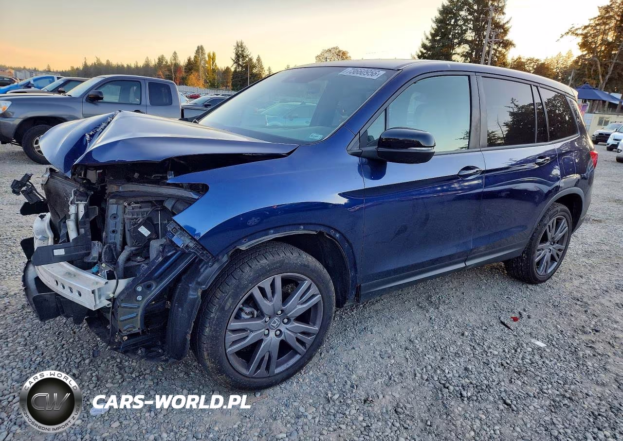 2019 Honda Passport Exl VIN:5FNYF7H51KB011278 - 1