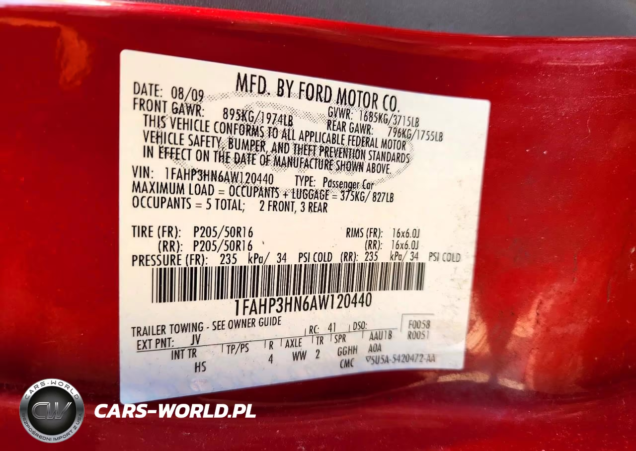 2010 Ford Focus Sel VIN:1FAHP3HN6AW120440 - 12