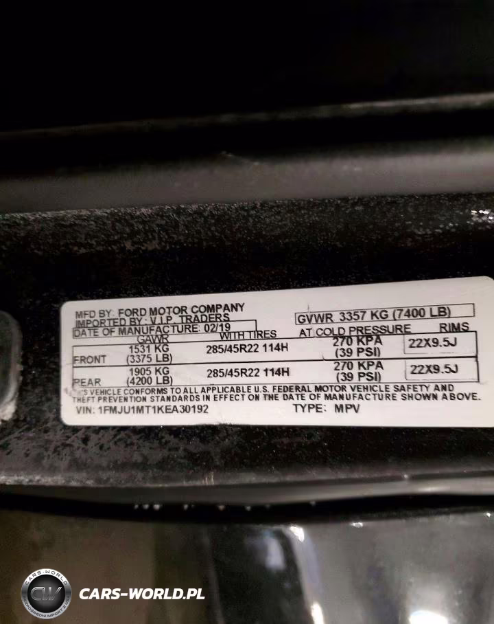 2019 Ford Expedition Platinum VIN:1FMJU1MT1KEA30192 - 13