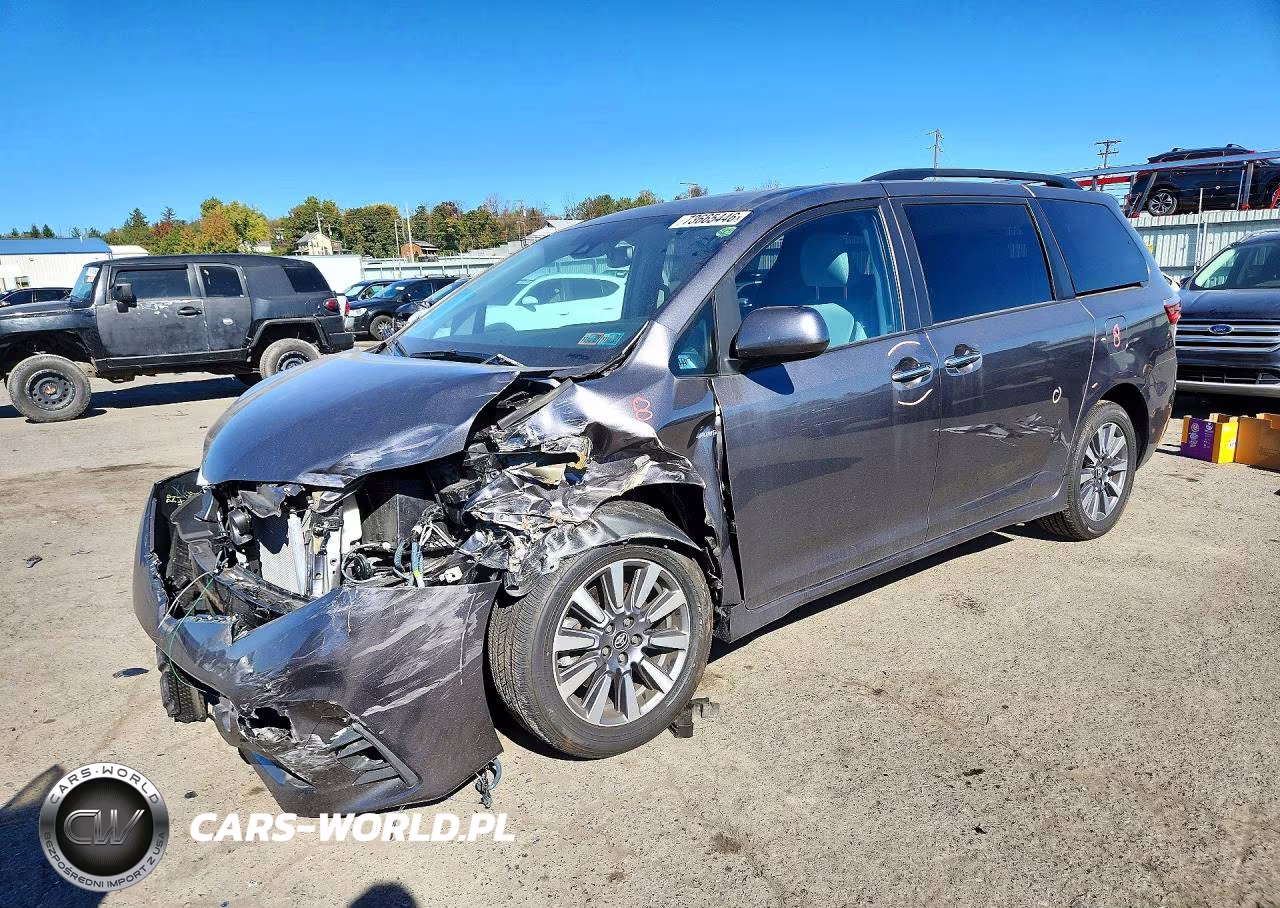 2020 Toyota Sienna Xle 7-Passenger VIN:5TDDZ3DC7LS242105 - 1
