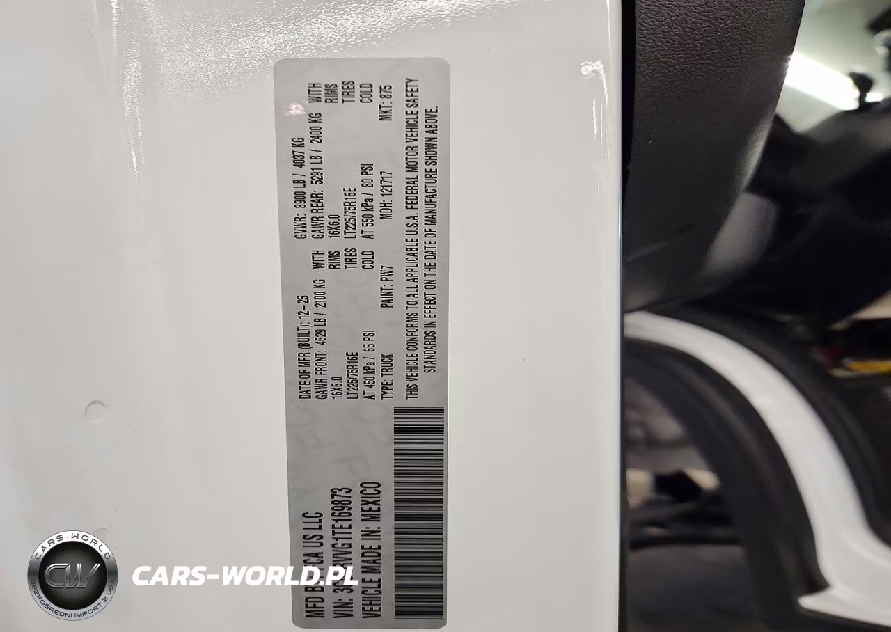 2026 Ram Promaster 2500 2500 Standard VIN:3C6LRVVG1TE169873 - 14