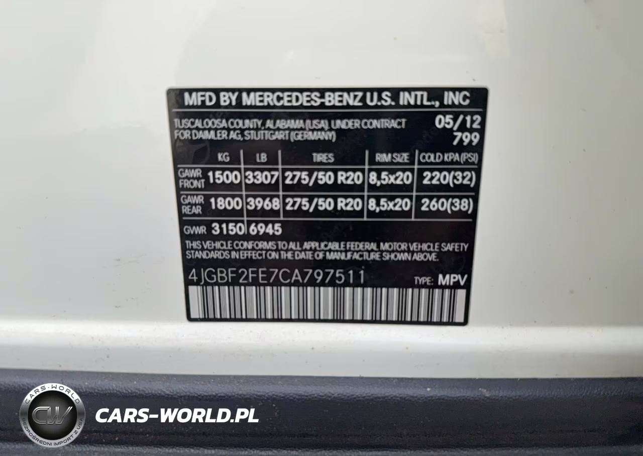 2012 Mercedes-Benz Gl 350 Bluetec VIN:4JGBF2FE7CA797511 - 10