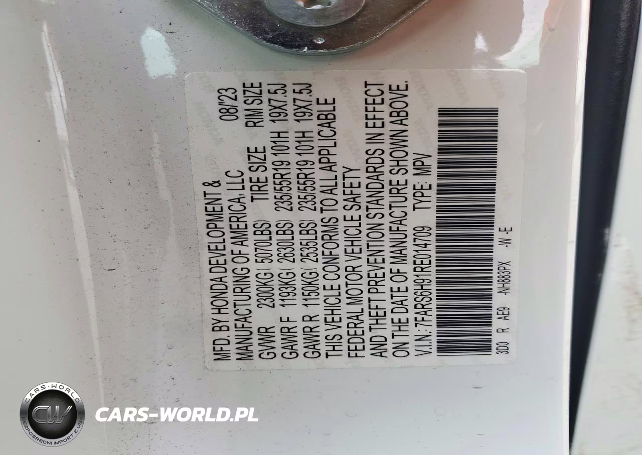 2024 Honda Cr-V Sport Touring VIN:7FARS6H91RE014709 - 12