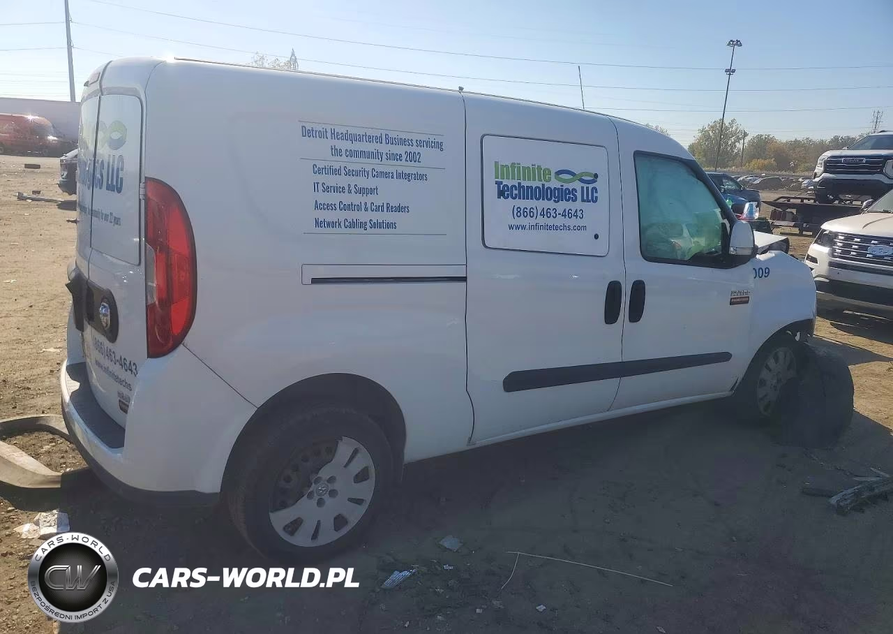 2016 Ram Promaster City Slt VIN:ZFBERFBT5G6C51390 - 3