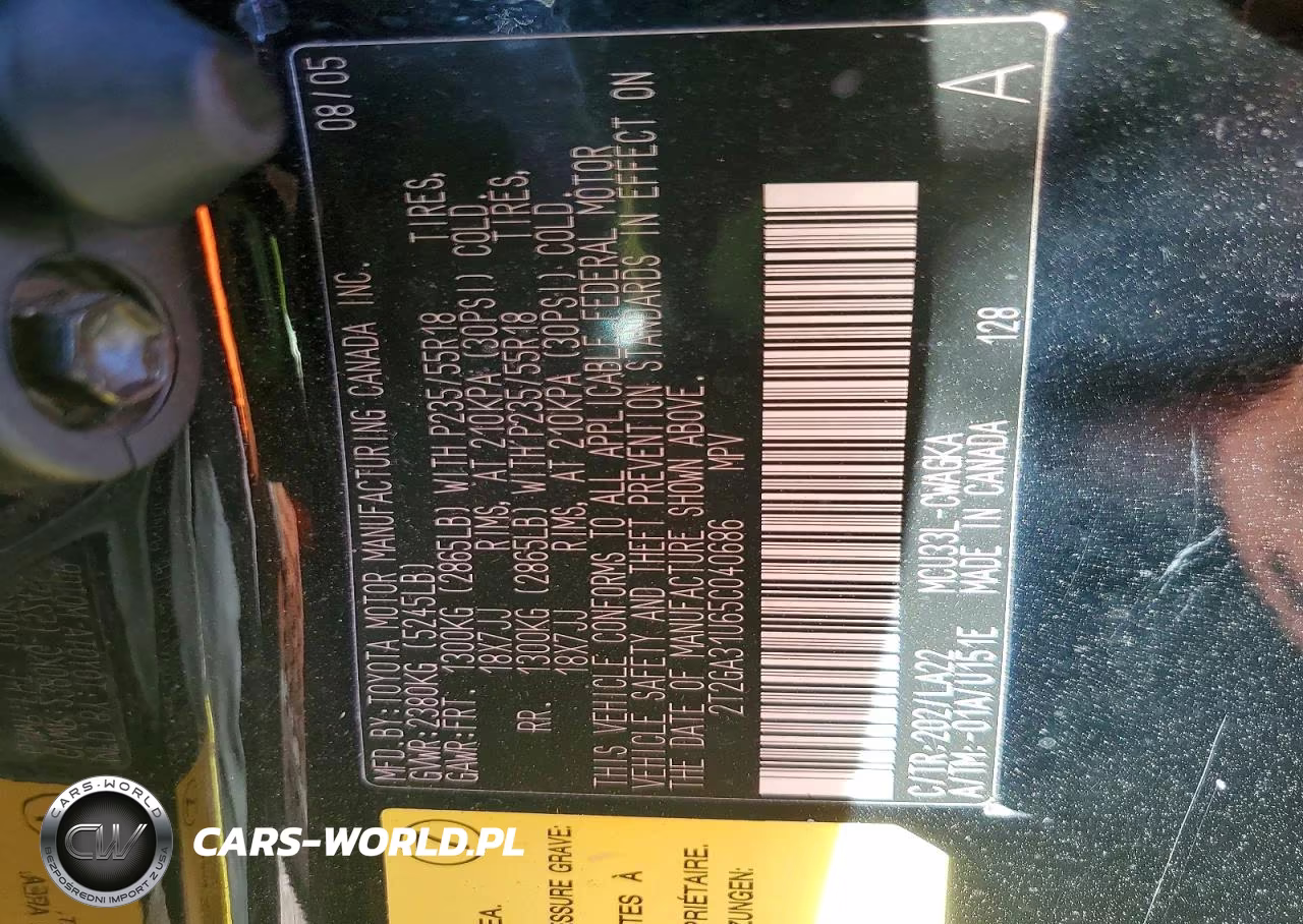 2005 Lexus Rx 330 VIN:2T2GA31U65C040686 - 13