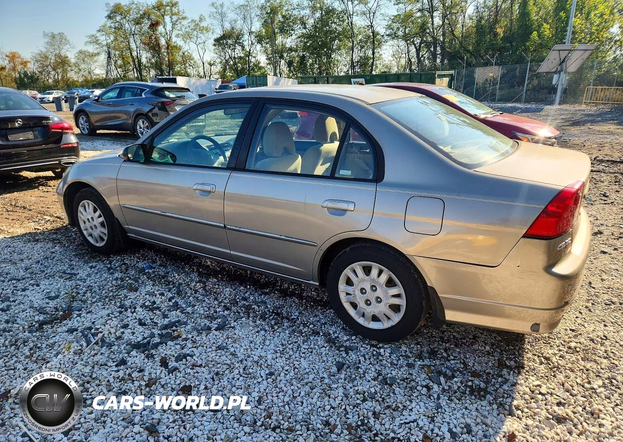2005 Honda Civic Lx VIN:2HGES16545H578387 - 2