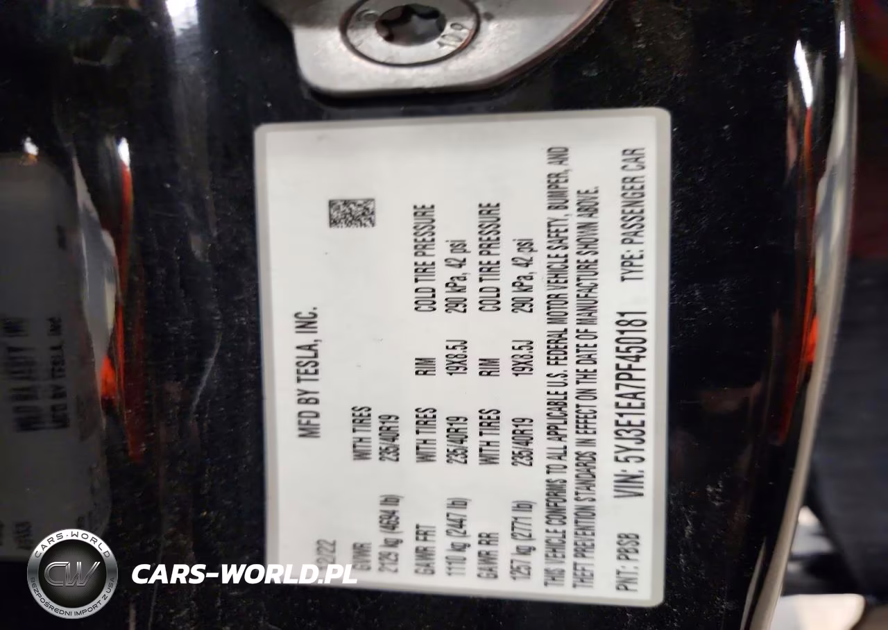 2023 Tesla Model 3 VIN:5YJ3E1EA7PF450181 - 12