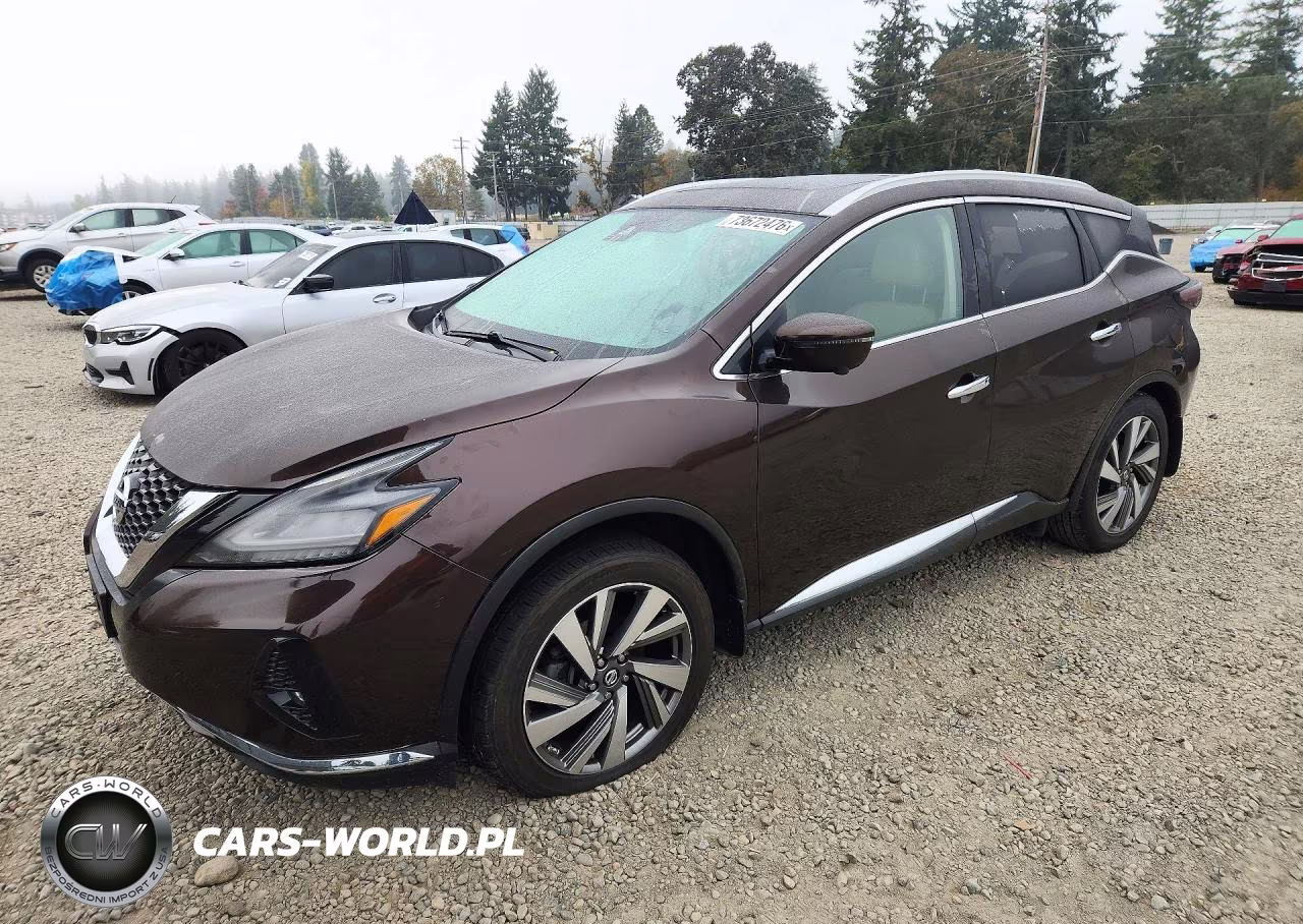 2019 Nissan Murano Sl VIN:5N1AZ2MJ8KN123555 - 1