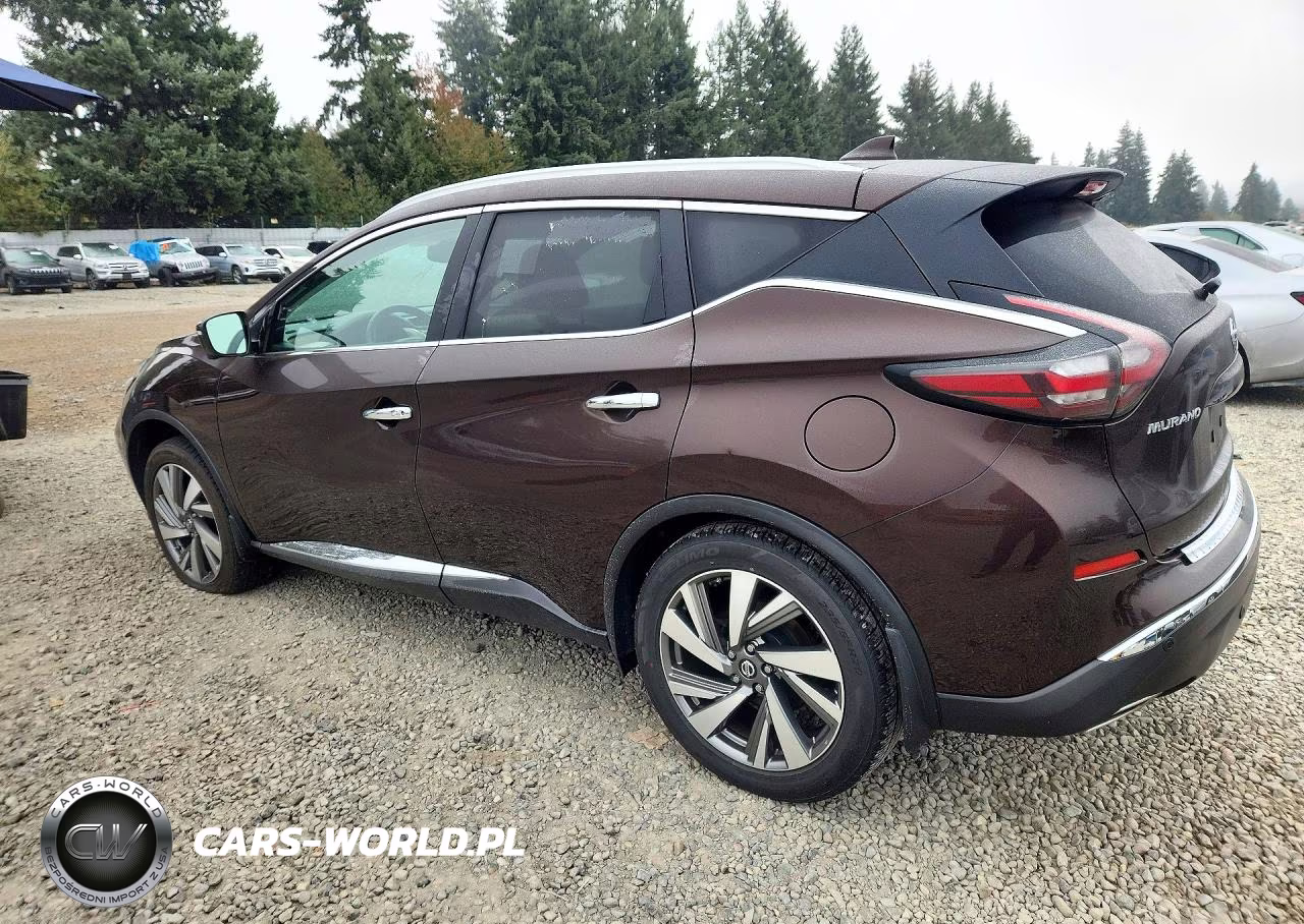 2019 Nissan Murano Sl VIN:5N1AZ2MJ8KN123555 - 2