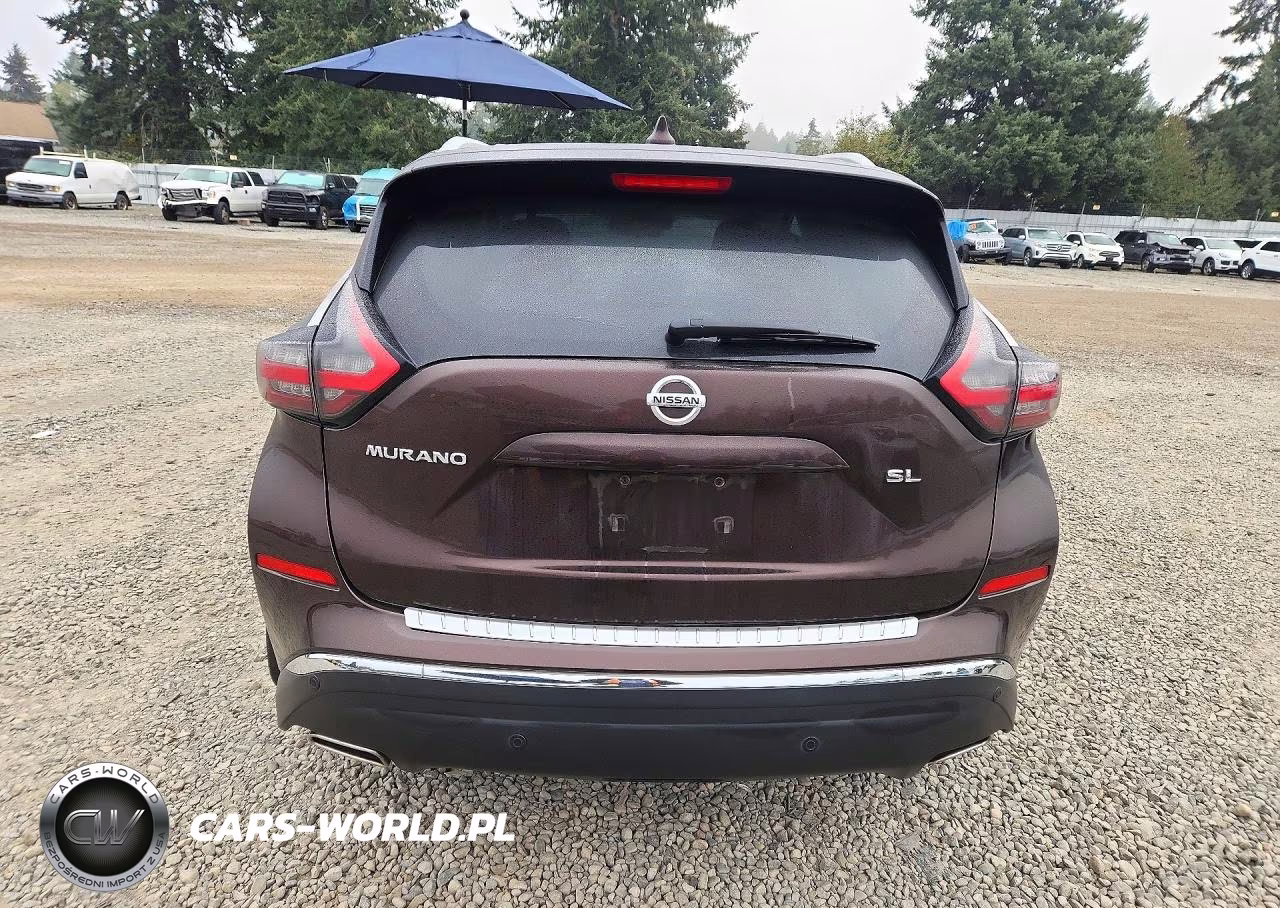 2019 Nissan Murano Sl VIN:5N1AZ2MJ8KN123555 - 6