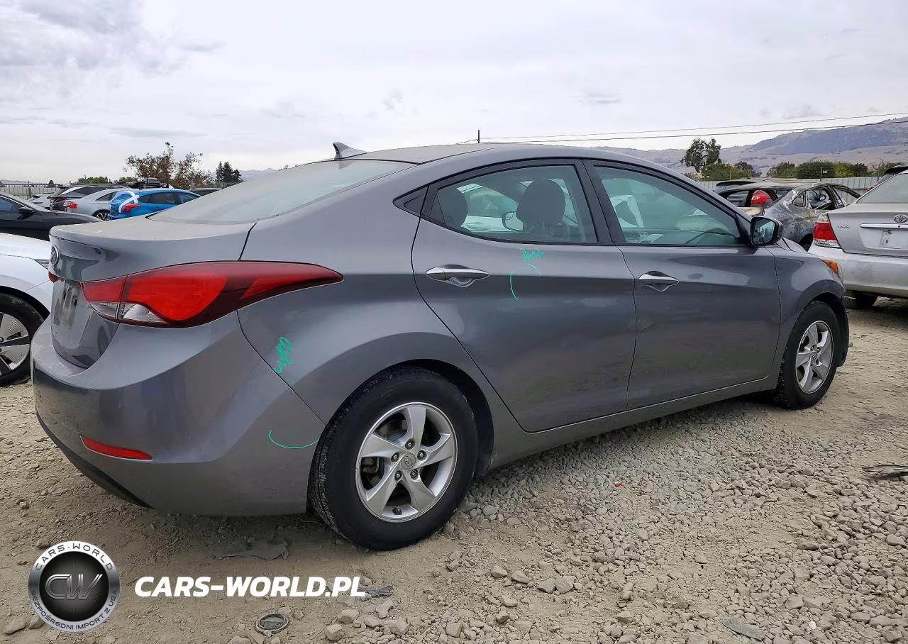 2014 Hyundai Elantra Se VIN:5NPDH4AE7EH505121 - 3