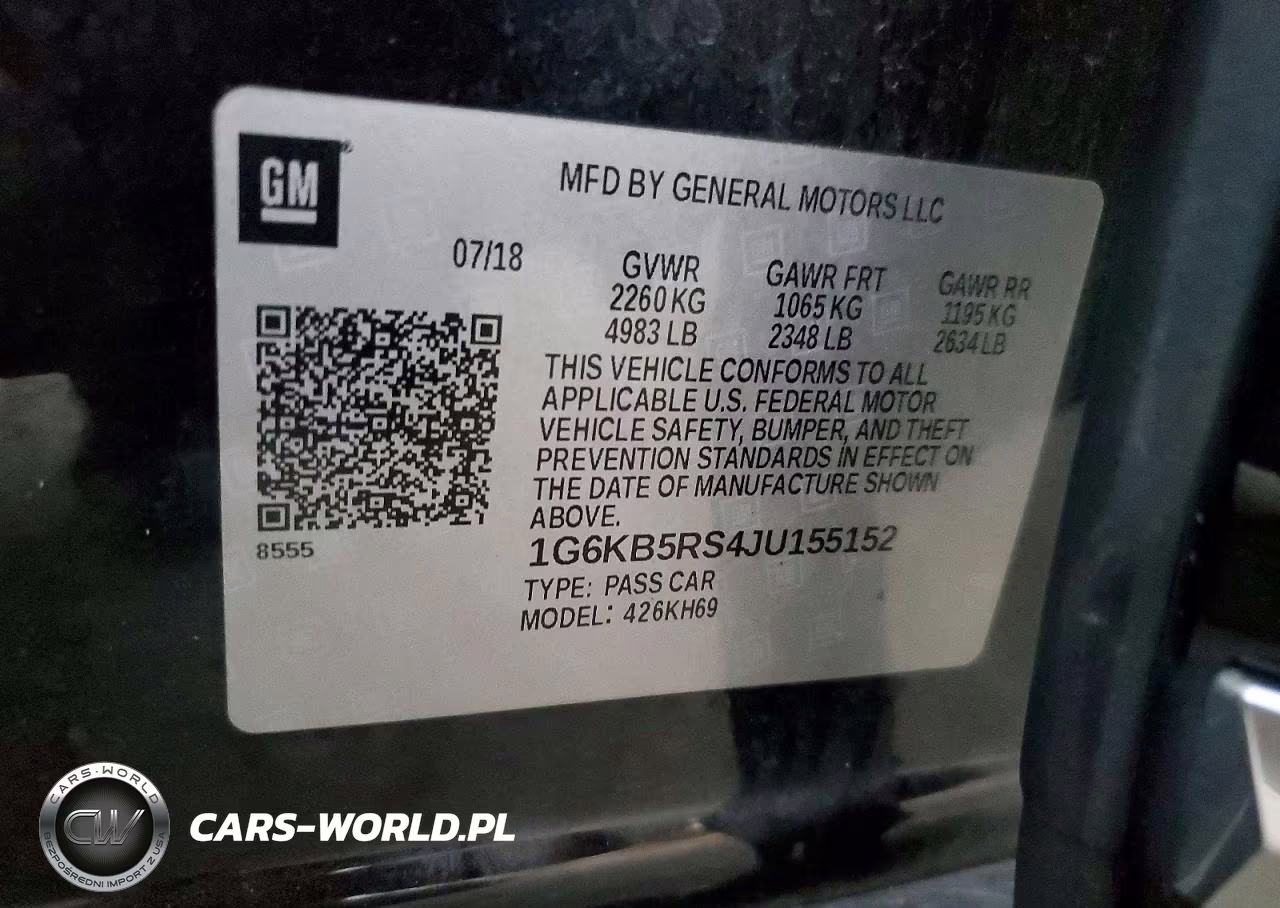 2018 Cadillac Ct6 VIN:1G6KB5RS4JU155152 - 12