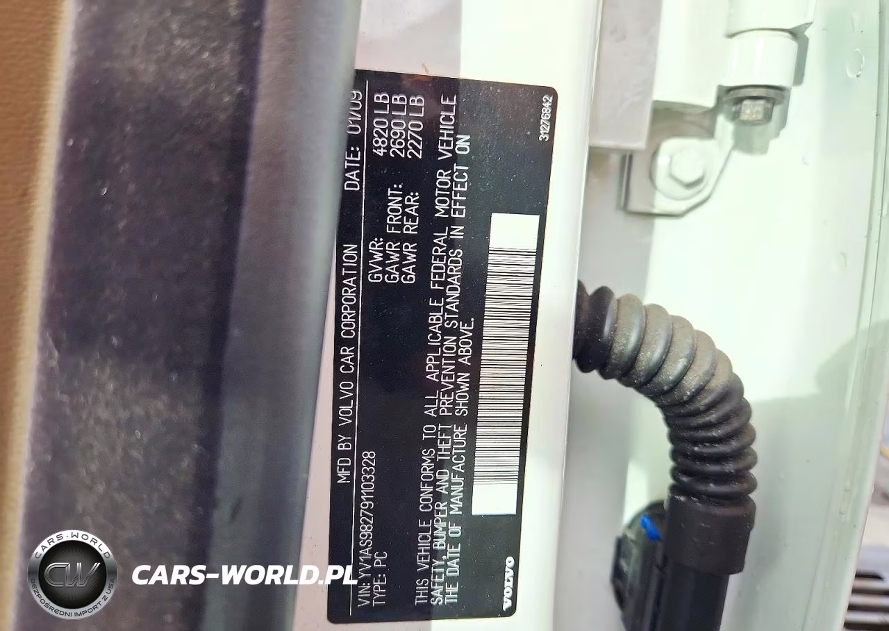 2009 Volvo S80 3.2 VIN:YV1AS982791103328 - 12