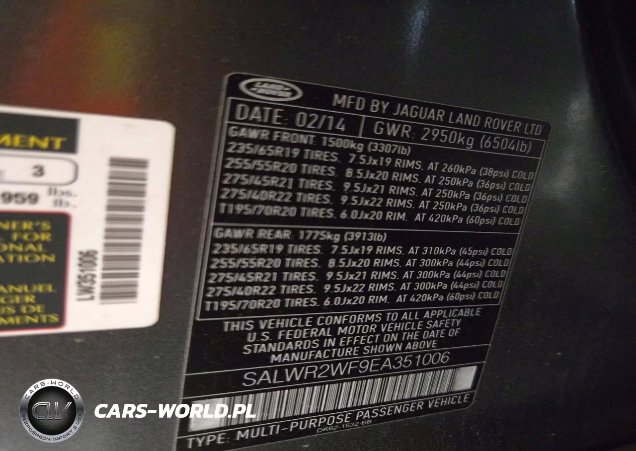2014 Land Rover Range Rover Sport Hse VIN:SALWR2WF9EA351006 - 13