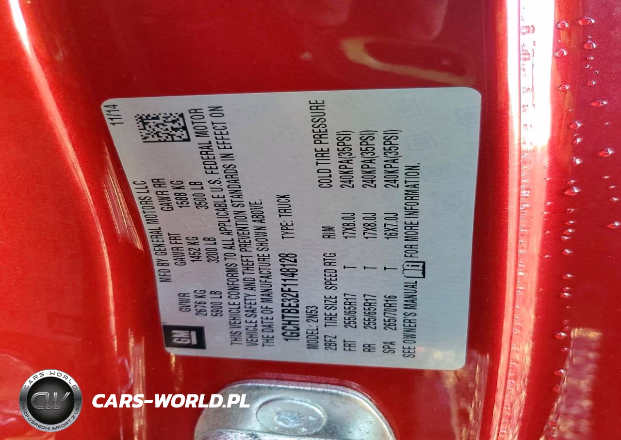 2015 Chevrolet Colorado Lt VIN:1GCHTBE32F1148128 - 12