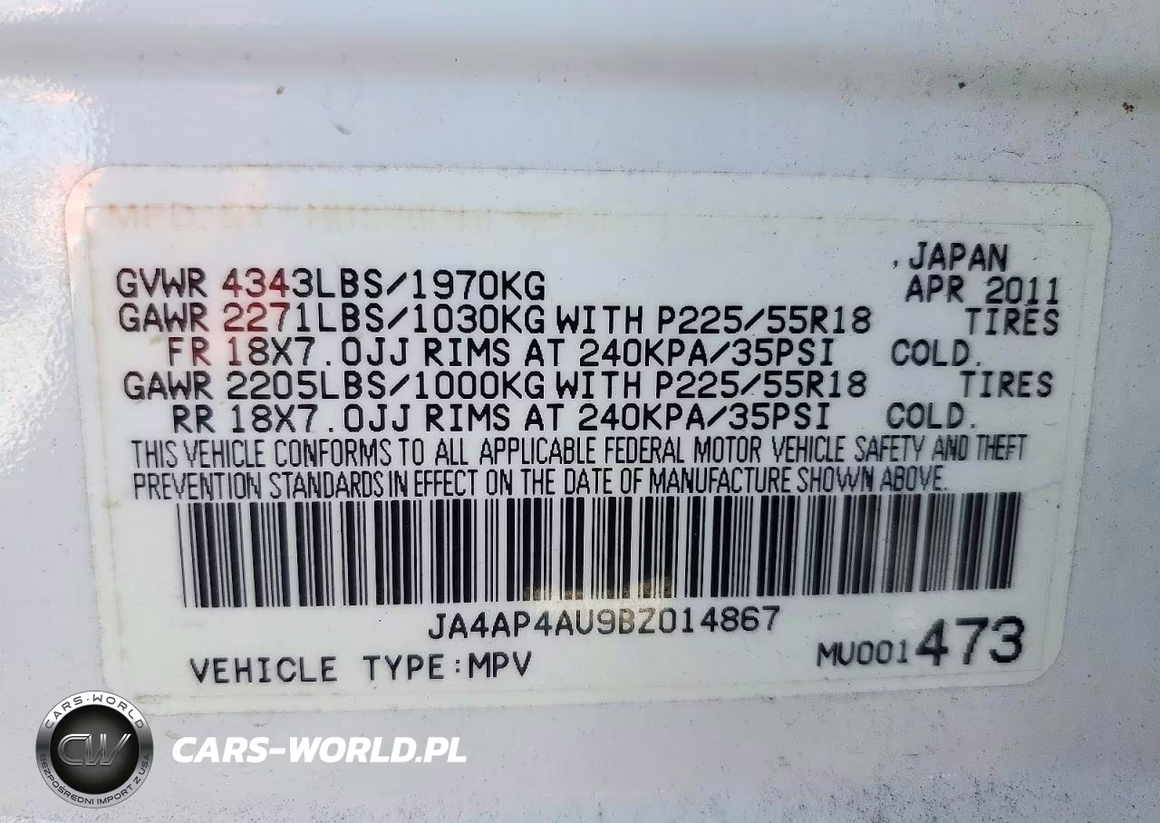 2011 Mitsubishi Outlander Sport Se VIN:JA4AP4AU9BZ014867 - 13