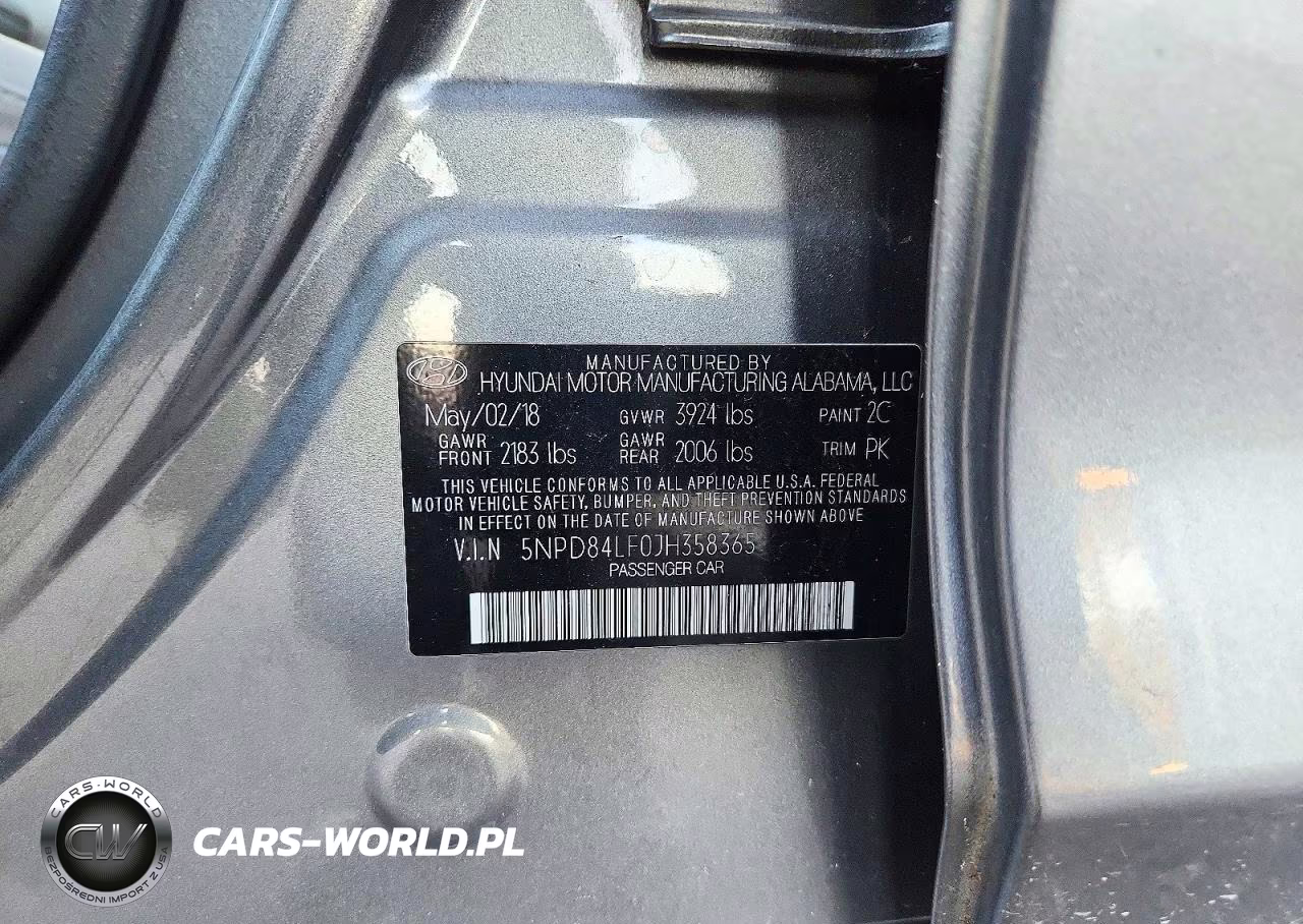 2018 Hyundai Elantra Sel VIN:5NPD84LF0JH358365 - 13