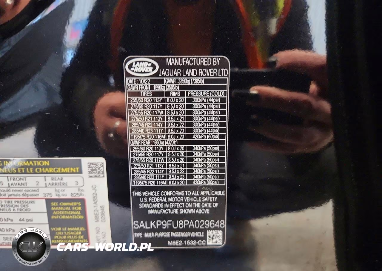 2023 Land Rover Range Rover Se VIN:SALKP9FU8PA029648 - 12