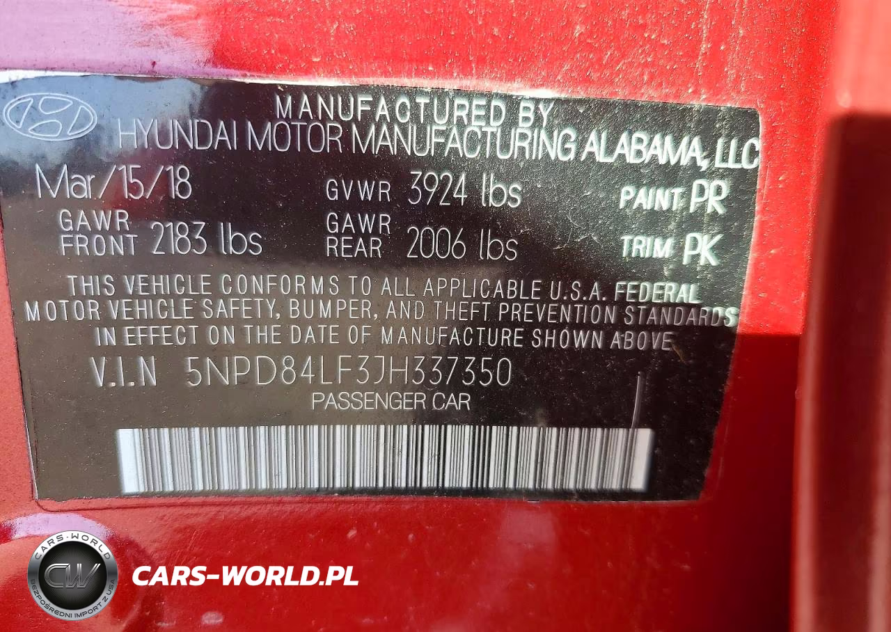 2018 Hyundai Elantra Sel VIN:5NPD84LF3JH337350 - 12