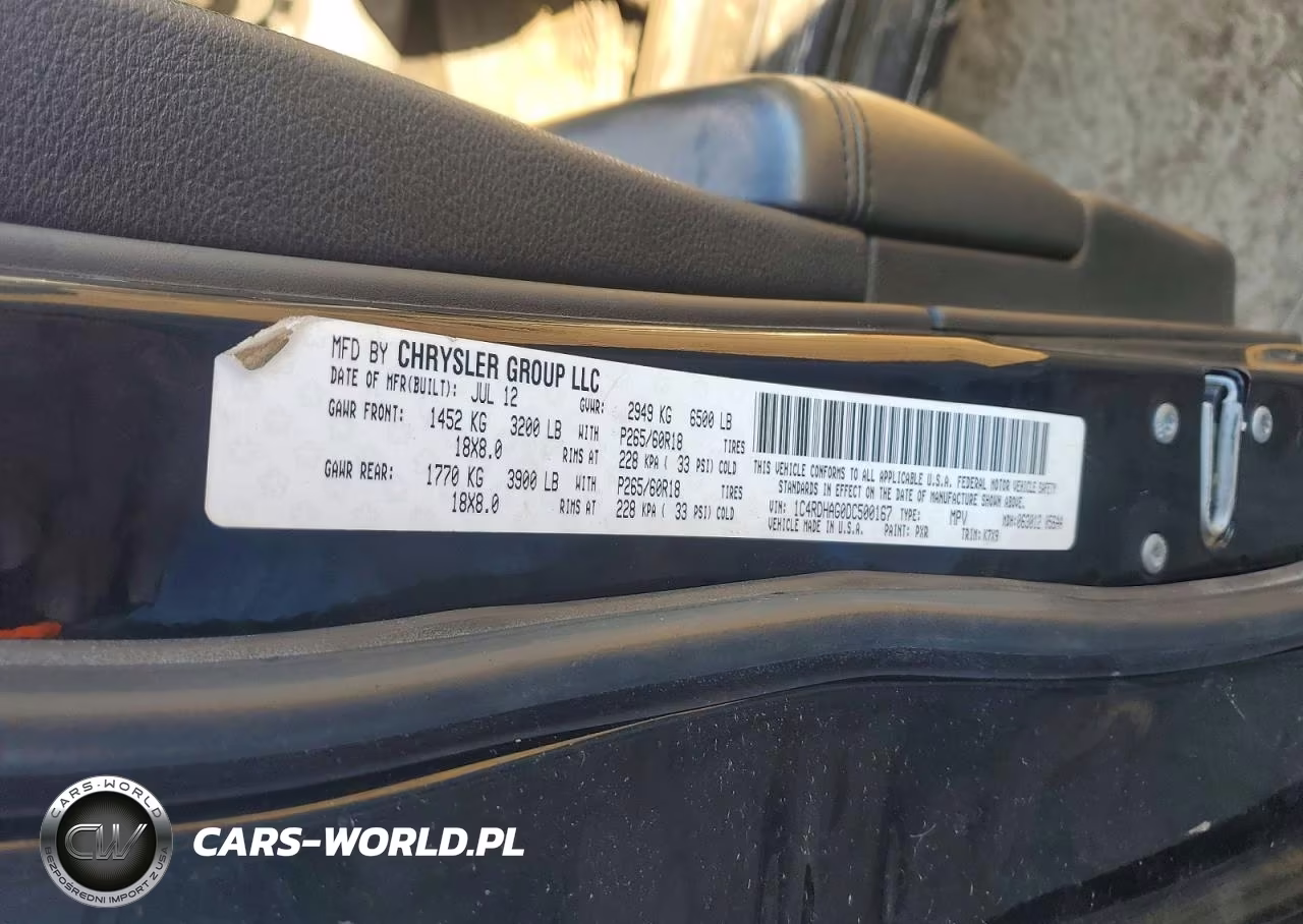 2013 Dodge Durango Sxt VIN:1C4RDHAG0DC500167 - 13