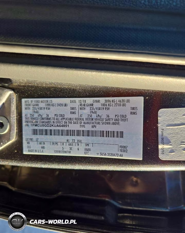 2019 Ford Escape Se VIN:1FMCU0GD2KUA64851 - 13